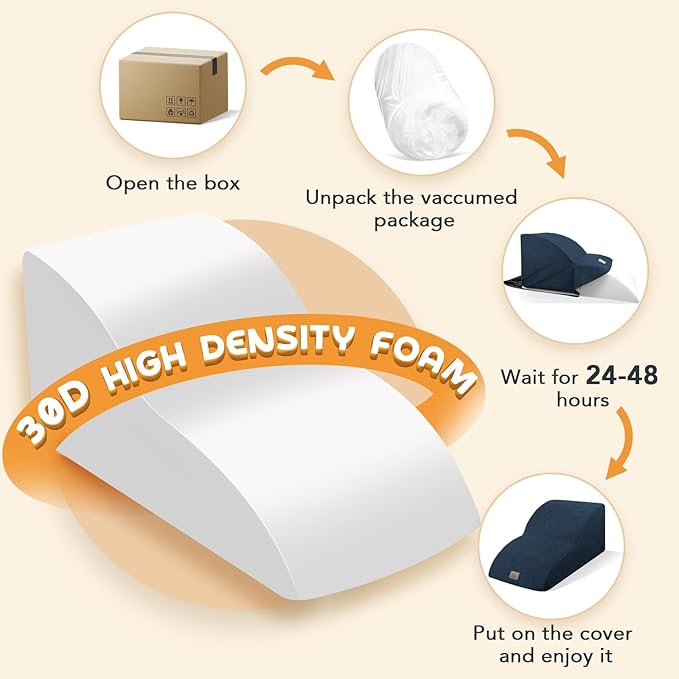 Mestuel 2-Tiers Extended Dog Stairs Steps for Couch Sofa, Dog Stairs for Small Dogs, Pet Stairs Ramp Ladder Friendly to Small Old Joint Injury Dogs Cats,Non-Slip & Washable,Blue