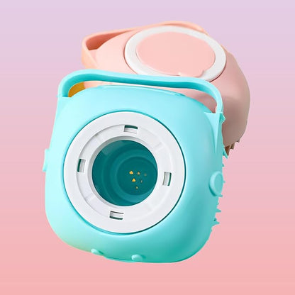 6PCS Dog Bath Brush - Dog Shampoo Brush & Scrubber for Bath - Dog Bath Brush - Dog Shower/Washing Brush with Adjustable Ring Handle for Short & Long Hair - Grooming Brushes for Sheddin