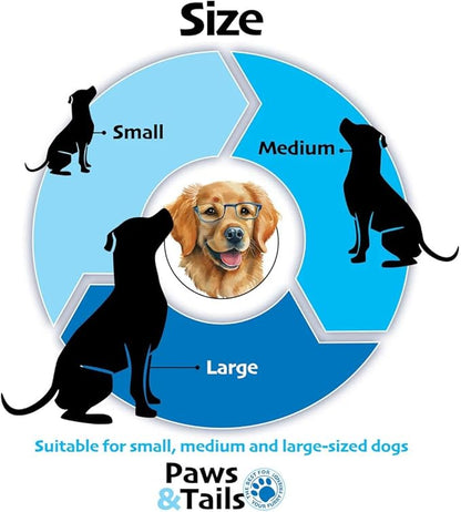 PAWS&TAILS Premium All-Natural Pig Ears for Dogs - Joint Health Support, Thick-Cut - High-Protein, Low-Fat Treats for Dental Hygiene - No Additives or Preservatives. (24, Natural Whole Pig Ears)