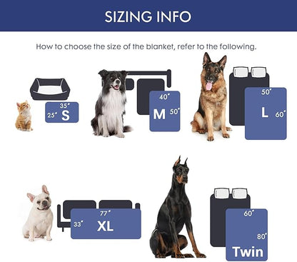 gogobunny Waterproof Dog Blanket for Large Dogs, Cats, Puppy, Reversible Faux Fur Pet Throw Blanket, Washable, Calming Furniture Protection for Sofa Bed (60x80 Inch (Pack of 1), Chocolate)