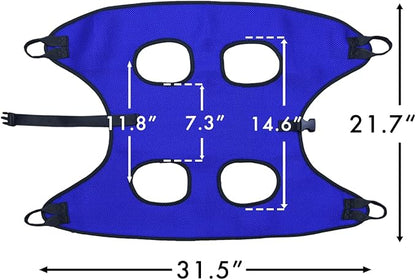 Dog Grooming Hammock Grooming Harness for Small Dogs Pet Grooming Hammock with Nail Clippers/Nail File/Comb Breathable Dog Nail Harness Hanging for Nail Trimming,Ear,Eye Care Home Grooming Set