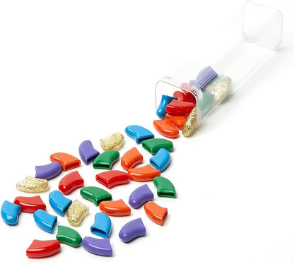 Soft Claws Nail Caps for Dogs with Non-Slip Design Made in USA - 40 Dog Nail Covers for Long-Lasting Protection of Floors and Furniture - Pride, Large