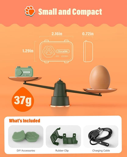 GlocalMe PetPhone GPS Tracker for Dog and Cat, AI Health Alerts and Two-Way Call, Real Time Tracking and Virtual Fence, Pet Tracker with 6 Advanced Location Technologies, Unlimited Range