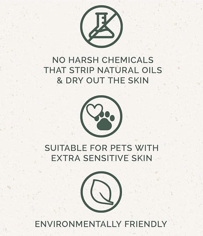 Chagrin Valley Soap & Salve Organic Dog Shampoo and Conditioner - Puppy Shampoo Itchy Skin Relief and Puppy Essentials - Natural Handmade Cedarwood Lavender, 3.8 oz Bar Soap 3-PK