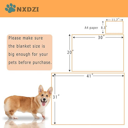 Dog Blankets for Medium Large Dogs Washable, 3 Pack Pet Blanket Washable 41" x 31", Fuzzy Soft Puppy Blanket Throw Cover for Kennel Crate Bed, Blanket for Dogs, Pet Blankets for Dogs