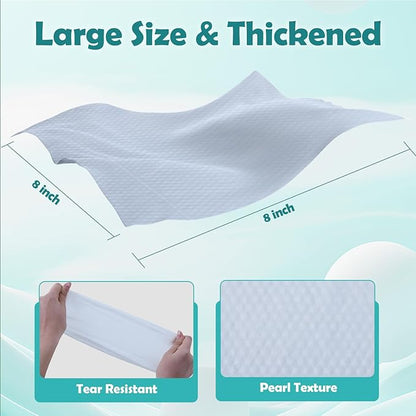 Pet Wipes for Dogs and Cats, Paws Butt Fur Cleaning Deodorizing, 400 Count Unscented Pet Grooming Wipes with 8"x8" Biodegradable Bamboo Fiber, Puppy Kitten Bath Wipe, Hypoallergenic, Licking Safety