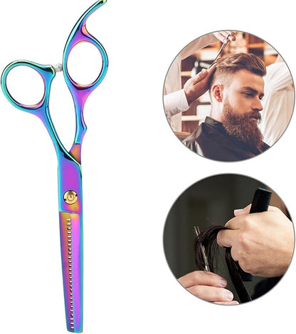 Dog Grooming Scissors Pet Hair Trimmer Thinning Cu,Azz Scilab Dog ScissorsProfessional Pet Dog Hair Cutting Scissors Grooming Hairdressing Shear Blue Thinning Shear(Colored scissors)