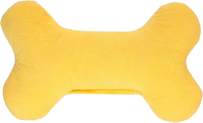 Dog Bone Pillow Bone Shape Pillow for Dogs 6 x 10 Inch Soft Calming Dog Toy for Small Medium Dogs