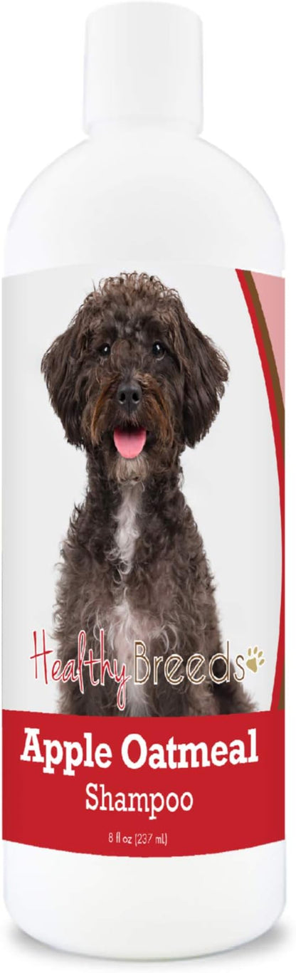 Healthy Breeds Schnoodle Apple Oatmeal Dog Shampoo - All Natural, Tearless & Hypoallergenic Cleanser & Conditioner - Best for Dry, Itchy or Irritated Skin - 8 oz