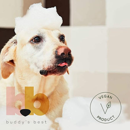 Buddy's Best Dog Shampoo for Smelly Dogs - Dog Shampoo and Conditioner for Dry and Sensitive Skin - Moisturizing Puppy Wash Shampoo, Citronella Eucalyptus Scent, 16oz