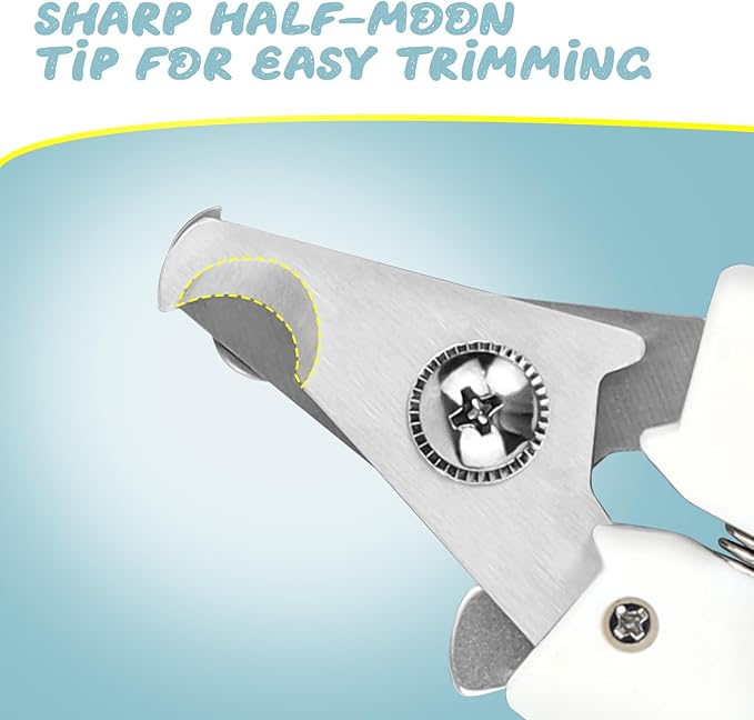 Dog Nail Clipper Pet Grooming Trimmer Dog Nail Clippers for Large & Small Dogs Nail Clipper with Dog Nail File Safety Lock