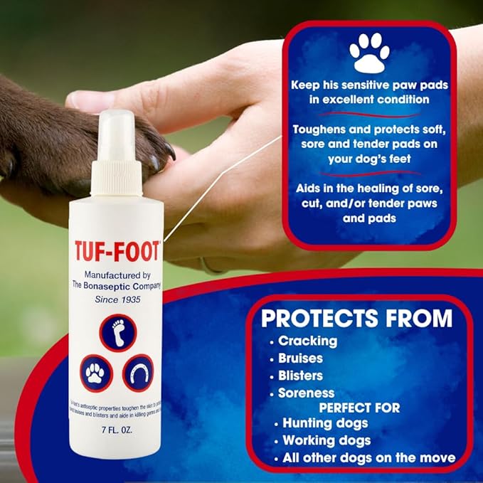 Dog Paw & Skin Protection Liquid – 7oz | Veterinarian Recommended | Heals & Protects Paws, Hooves & Skin | Lick-Safe Paw Protector for Dogs Against Hot Pavement, Ice & Salt