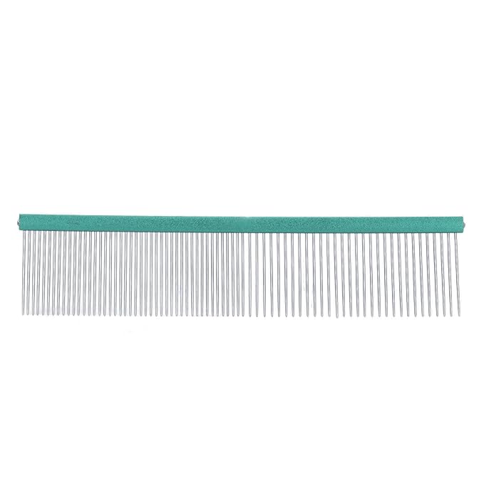 Greyhound Comb For Dogs, Metal Dog Comb Cat Comb For Removing and Knots Dog Combs with Rounded Ends Dog Combs For Grooming Matting Grooming Tool For Long Short Haired Dog
