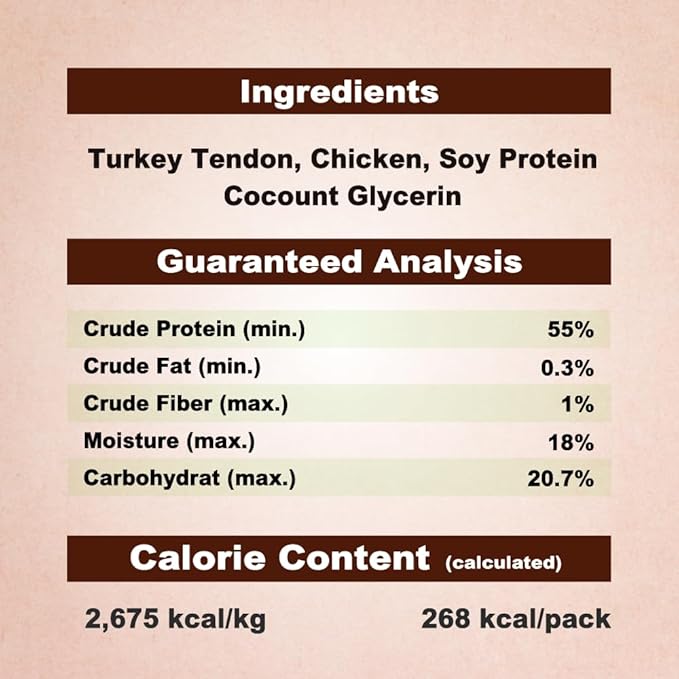 AFreschi Turkey Tendons for Dogs, USA-Sourced, Healthy Dog Treats, Rawhide-Free Puppy Chews, All Natural, Hypoallergenic Dog Treats, Classic Series, Thin Sticks, 3.5 oz Pack