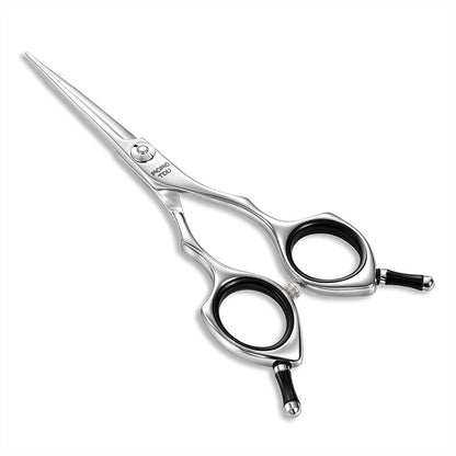 Dog Grooming Scissors 5 inch Small Straight Scissors Super Light Professional 440C Stainless Steel Pet Shears for Trimming Face and Paws Nose Ear Easy Use.