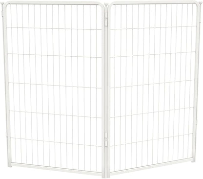 FXW Homeplus Dog Playpen for Indoor Use - Stress-Free and Safe Play, Heavy Duty 45 Inch 2 Panels Dog Pen for Large Dogs, White_atented