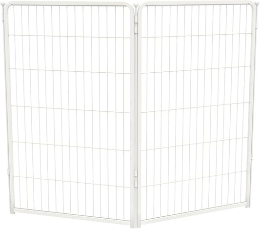 FXW Homeplus Dog Playpen for Indoor Use - Stress-Free and Safe Play, Heavy Duty 45 Inch 2 Panels Dog Pen for Large Dogs, White_atented
