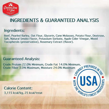 Chicken Soup for the Soul Savory Sticks Dog Treats, Beef, 5 Ounce Bag | Soy, Corn & Wheat Free, No Artificial Flavors or Preservatives