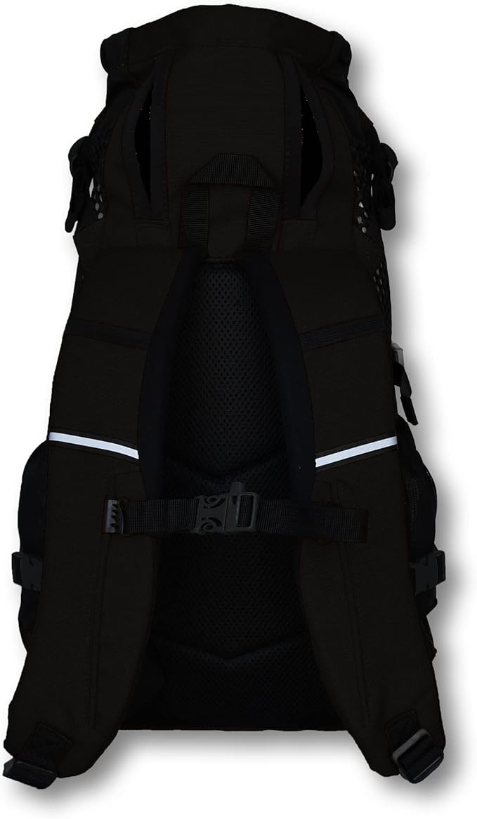 K9 Sport Sack | Dog Carrier Adjustable Backpack (Small, Plus 2 - Jet Black)