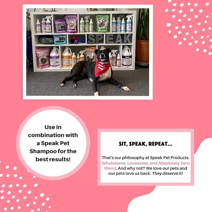 Dog Natural Cream Rinse Conditioner, Shine Enhancing Grapefruit Citrus, 17oz