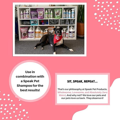 Dog Natural Cream Rinse Conditioner, Shine Enhancing Grapefruit Citrus, 17oz