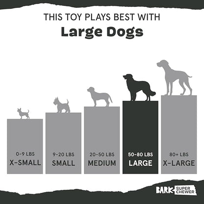 Barkbox Tipsy Rosé Rubber Wine Dog Toy  Treat Dispensing Dog Toys  Puppy and Pet Toys for Medium to Large Dogs