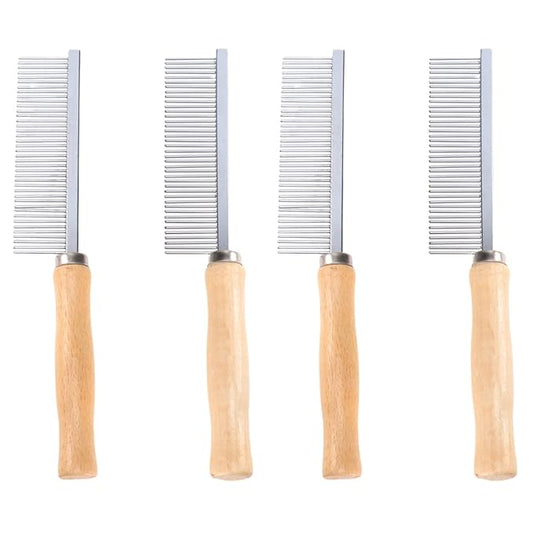 4 Pcs Pet Cleaning Comb Dog Hair Comb Pet Grooming Tool Dog Comb Dog Grooming Comb