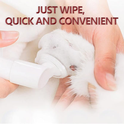 Dog paw Cleanerï¼_at paw Cleanerï¼_et paw Cleanerï¼_o Rinse Waterless Dog Paw Shampoo with Bath Brush, PH Perfectly Balancedï¼_atural mild Formulaï¼_et Muddy paw Cleanerï¼150ml/5.07 Ozï¼