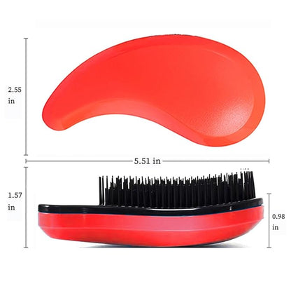 Small Dog Brush - Puppy Hair Brush- Grooming Tool for Teddy, Yorkies, Maltese, Shih Tzu, Chihuahua (Orange)