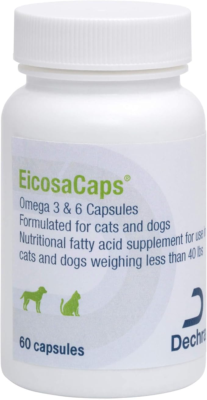 EicosaCaps® Omega 3 & 6 Capsules for Dogs and Cats, 120 ct