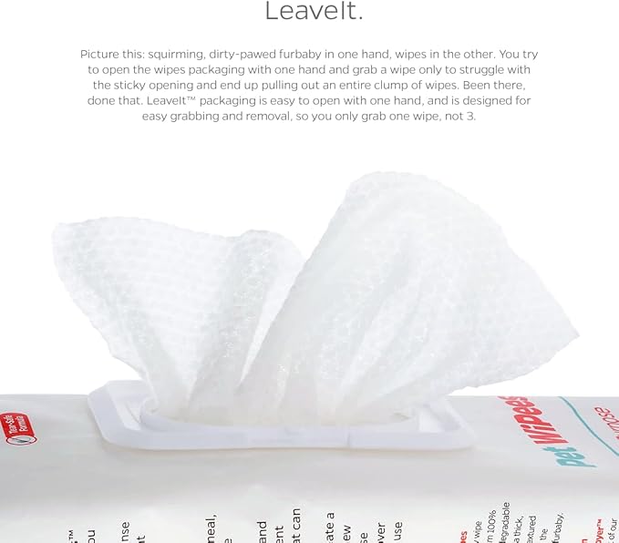 Pet Parents® Pet WiPees Cat All Purpose Cat Wipes, Pet Wipes, All Purpose Wipes for Cats & Cat Bath Wipes, Cat Cleaning Wipes (100 Count (Pack of 1), Calming)