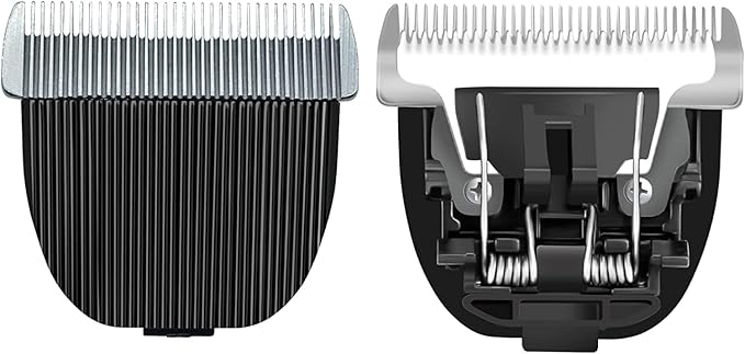 3 Pack Replacement Blade Compatible with oneisall Low Noise Dog Clippers, Made of Ceramic Blade & Stainless Steel Blade,Cut Length 0.5mm