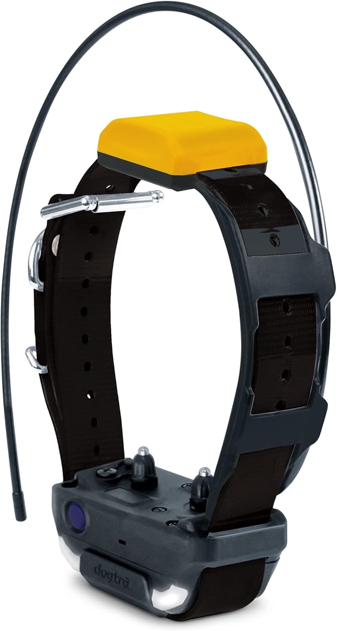 Dogtra Pathfinder 2 Additional Receiver Dog GPS Tracker e Collar Black LED Light No Monthly fees Free App Waterproof Smartwatch Control Satellite Real Time Tracking Long Range Smartphone Required