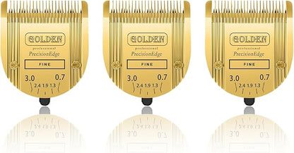 Adjustable 5 in 1 Blades Compatible with WAHL Arco,Bravura .Chromadoï¼_reativaï¼_igura Dog Clippers for Dogs Grooming(Gold/3PC)