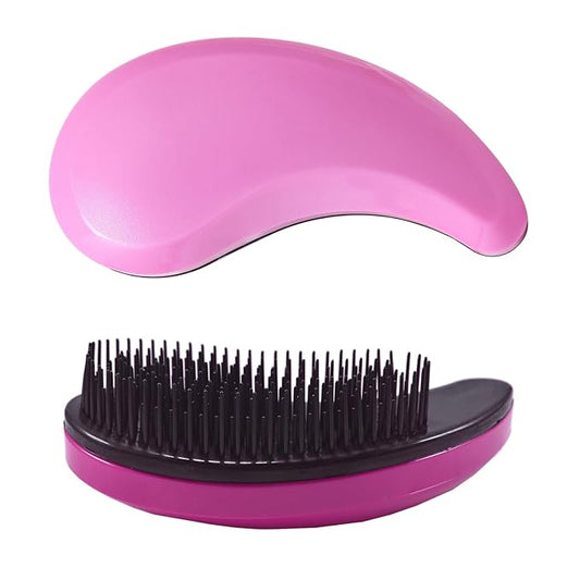 Puppy Brush, Soft Dog Brush for Grooming, Puppy Hair Remover Brush Comb, Grooming Tool for Poodles, Teddy, Yorkies, Maltese, Shih Tzu, Chihuahua, Pink