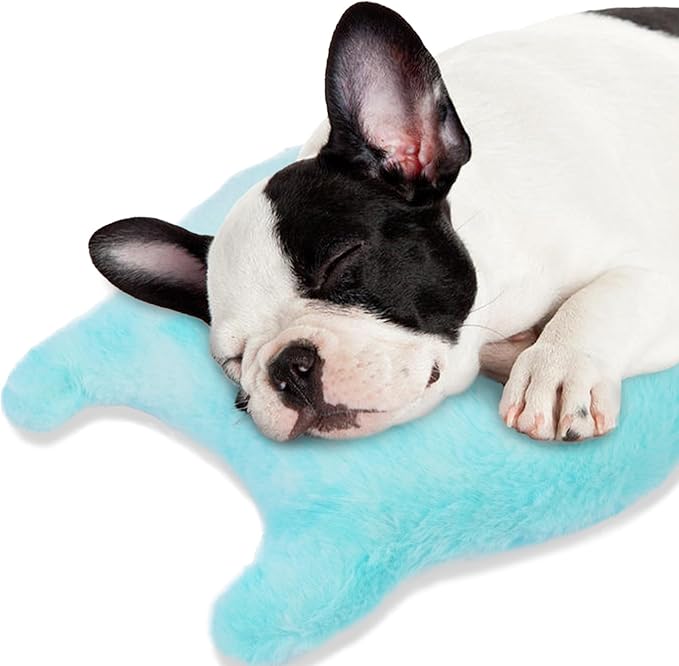 T'CHAQUE Dog Pillow Bed Cat Pillows for Indoor Cats Soft Dog Calming Pillow for Small Dogs Anxiety Relief Comfort Dog Neck Pillow Pet Sleeping Improve Pet Calming Toy for Upper Spine Support