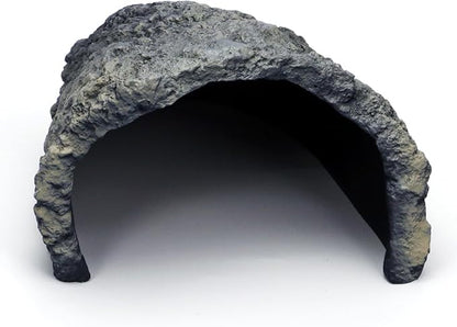 Rock Cave Habitat Hidden for Reptile and Amphibians.Terrarium & Aquarium Decor, Reptile hideout Hide Cave, Perfect for Bearded Dragons,Lizards,Snakes,Turtles,Geckos,Tortoises,Small Animals -Large Size