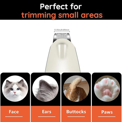 Dog Grooming Kit Dog Nail Trimmers with 3 Grinding Wheels Dog Nail Grinder/Clippers/Trimmers Super Quiet Rechargeable 6-speed Cat Nail Clipper for Large Medium Dogs Cats Small Animal Nail Care