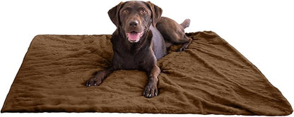Best Friends by Sheri Calming Lux Dog Blanket, Dark Brown, 40" x 50"