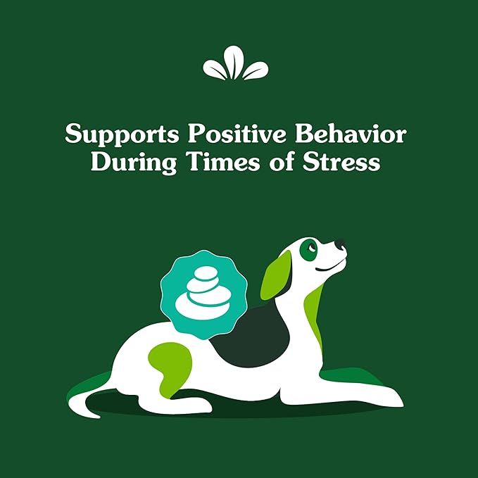 Greenies Supplements Calming Chews for Dogs Chicken Flavor, 7.3 oz. Container of 40 ct.