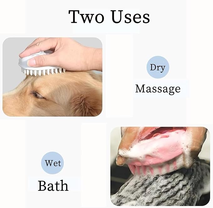 Small Dog Brush - Puppy Hair Brush- Grooming Tool for Teddy, Yorkies, Maltese, Shih Tzu, Chihuahua (Rose Red)