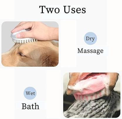 Small Dog Brush - Puppy Hair Brush- Grooming Tool for Teddy, Yorkies, Maltese, Shih Tzu, Chihuahua (Rose Red)