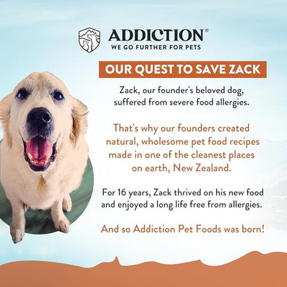 Addiction Meaty Bites All Life Stages Grain-Free Premium Kangaroo Dog Treats - 4 Ounces