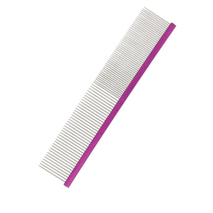 Greyhound Comb For Dogs, Metal Dog Comb Cat Comb For Removing and Knots Dog Combs with Rounded Ends Dog Combs For Grooming Matting Grooming Tool For Long Short Haired Dog