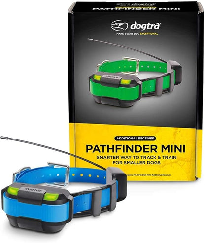 Dogtra Pathfinder Mini Additional Receiver 4-Mile 21-Dog Expandable Waterproof Smartphone GPS Tracking & Training Mini E-Collar