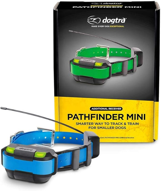Dogtra Pathfinder Mini Additional Receiver 4-Mile 21-Dog Expandable Waterproof Smartphone GPS Tracking & Training Mini E-Collar
