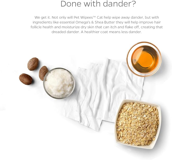 Pet Parents® Pet WiPees Cat All Purpose Cat Wipes, Pet Wipes, All Purpose Wipes for Cats & Cat Bath Wipes, Cat Cleaning Wipes (100 Count (Pack of 1), Calming)