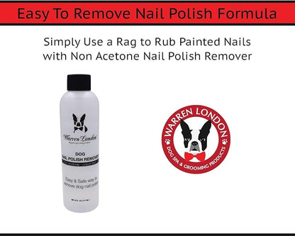 Warren London Pawdicure Dog Nail Polish Pens | Made in USA | Quick Dry, Low Odor, Non-Toxic Dog Accessories | Ideal for Dog Birthday, Dog Costume | Dries in Under 1 Minute | 13 Colors | Red