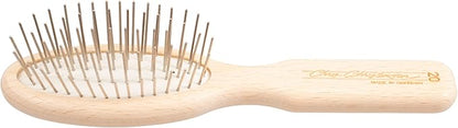 Chris Christensen Dog Brush, 5.75 inch Little Wonder Pin Brush (20mm), Original Series, Groom Like a Professional, Stainless Steel Pins, Lightweight Beech Wood Body, Ground and Polished Tips
