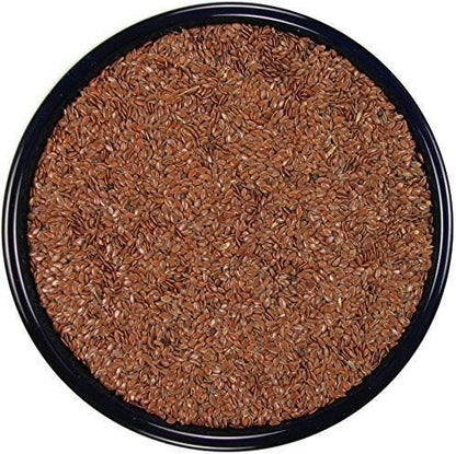 All Natural Flax Seed for Parrots, Poultry, Dogs, Cats, and Livestock (20 lbs.)